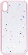 iWill Clear Glitter Star Phone Case az iPhone XR készülékhez Pink - Telefon tok
