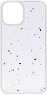 iWill Clear Glitter Star Phone Case pre iPhone 13 mini White - Kryt na mobil