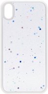 iWill Clear Glitter Star Phone Case pre iPhone XR White - Kryt na mobil