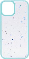 iWill Clear Glitter Star Phone Case pre iPhone 12 Blue - Kryt na mobil