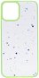 iWill Clear Glitter Star Phone Case az iPhone 12 készülékhez Green - Telefon tok