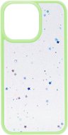 iWill Clear Glitter Star Phone Case pre iPhone 13 Pro Green - Kryt na mobil