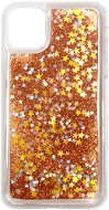 iWill Glitter Liquid Star Apple iPhone 11 Rose Gold tok - Telefon tok