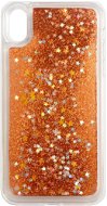 iWill Glitter Liquid Star Case for Apple iPhone Xr, Rose Gold - Phone Cover