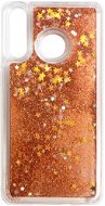 iWill Glitter Liquid Star Huawei P30 Lite Rose Gold tok - Telefon tok