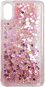 iWill Glitter Liquid Heart Case for Apple iPhone X/Xs, Pink - Phone Cover