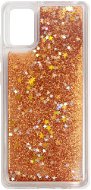 iWill Glitter Liquid Star Case for Samsung Galaxy A51, Rose Gold - Phone Cover