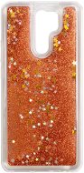 iWill Glitter Liquid Star Case for Xiaomi Redmi 9, Rose Gold - Phone Cover