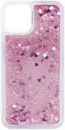 iWill Glitter Liquid Heart Case für Apple iPhone 12 / 12 Pro - Handyhülle