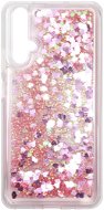 iWill Glitter Liquid Heart Case pre Honor 20 / Huawei Nova 5t Pink - Kryt na mobil