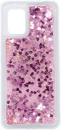 iWill Glitter Liquid Heart Xiaomi Mi 10 Lite rózsaszín tok - Telefon tok