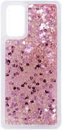 iWill Glitter Liquid Heart Case pre Xiaomi POCO M3 Pink - Kryt na mobil