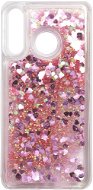 iWill Glitter Liquid Heart Case for Huawei P30 Lite, Pink - Phone Cover