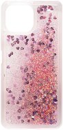 iWill Glitter Liquid Heart Case for Xiaomi Mi 11 Lite 5G, Pink - Phone Cover