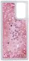 Phone Cover iWill Glitter Liquid Heart Case for Xiaomi Redmi Note 10, Pink - Kryt na mobil