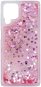 iWill Glitter Liquid Heart Samsung Galaxy A22 rózsaszín tok - Telefon tok