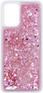iWill Glitter Liquid Heart Case für Xiaomi Redmi Note 10S Pink - Handyhülle
