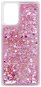 iWill Glitter Liquid Heart Xiaomi Redmi Note 10S rózsaszín tok - Telefon tok