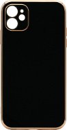 iWill Luxury Electroplating Phone Case az iPhone 11 készülékhez Black - Telefon tok