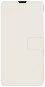 iWill Book PU Leather Samsung Galaxy M21 fehér tok - Mobiltelefon tok