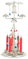 Zvonící stromek  (Andělské zvonění)  stříbrný - Vianočná dekorácia