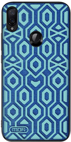 MoFi Anti-Slip Back Case Irregular for Xiaomi Redmi Note 7 Blue - Phone Cover - Main image
