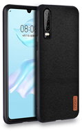 MoFi Fabric Back Cover HUAWEI P30 Lite, fekete - Telefon tok