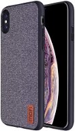MoFi Fabric Back Cover for iPhone Xs Grey - Phone Cover