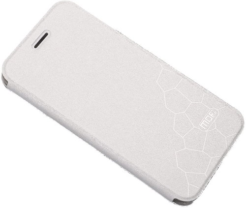 MoFi Flip Case Honor 8A / Huawei Y6s Ezüst - Mobiltelefon tok - Fő fotó