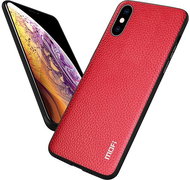MoFi Litchi PU Leather Case for Honor 20 Lite Red - Phone Cover