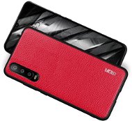 MoFi Litchi PU Leather Case HUAWEI P30 Lite, piros - Telefon tok
