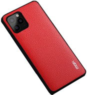 MoFi Litchi PU Leather Case iPhone 11, piros - Telefon tok