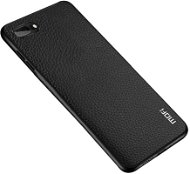 MoFi Litchi PU Leather Case for iPhone 7/8/SE 2020, Black - Phone Cover