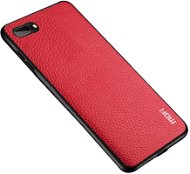 MoFi Litschi PU Leder iPhone 7/8/SE 2020 Rot - Handyhülle
