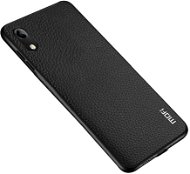 MoFi Litchi PU Leather Case for Samsung Galaxy A10 Black - Phone Cover