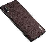 MoFi Litchi PU Leather Case Samsung Galaxy A10, barna - Telefon tok