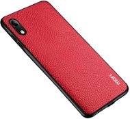 MoFi Litchi PU Leather Case Samsung Galaxy A10 Rot - Handyhülle