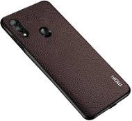 MoFi Litchi PU Leather Case for Samsung Galaxy A40 Brown - Phone Cover