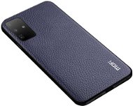 MoFi Litchi PU Leather Case for Samsung Galaxy S20 Ultra 5G Blue - Phone Cover