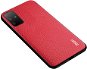 MoFi Litchi PU Leather Case Samsung Galaxy S20, piros - Telefon tok