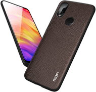 MoFi Litchi PU Leather Case for Xiaomi Redmi Note 7 Brown - Phone Cover