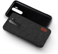 MoFi Fabric Back Cover Xiaomi Redmi Note 8 Pro Schwarz - Handyhülle