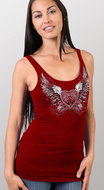 Hot Leathers Sparkle Wings - Motorcycle t-shirt