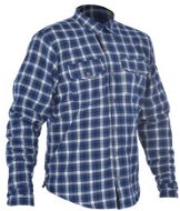 OXFORD košeľa KICKBACK CHECKER s Kevlar® podšívkou modrá/biela - Motorkárska bunda