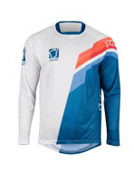 YOKO VIILEE white / blue / orange - Motocross Jersey