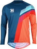 YOKO VIILEE modrá / oranžová / modrá - Motokrosový dres