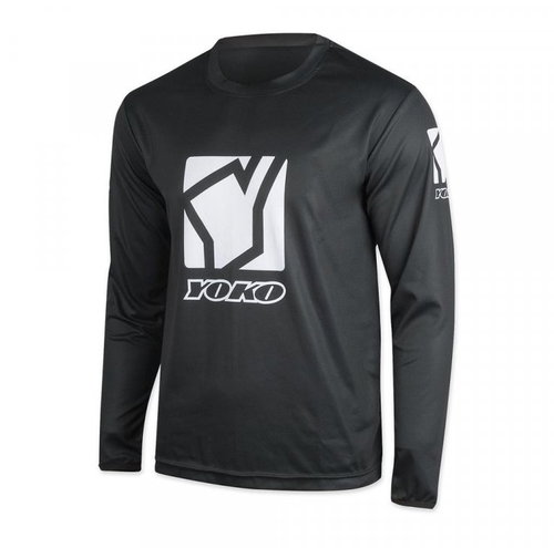 YOKO SCRAMBLE black/white - Motocross Jersey - Main image