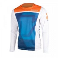 YOKO KISA modrá / oranžová - Motokrosový dres