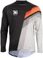 YOKO VIILEE čierna / biela / oranžová - Motokrosový dres