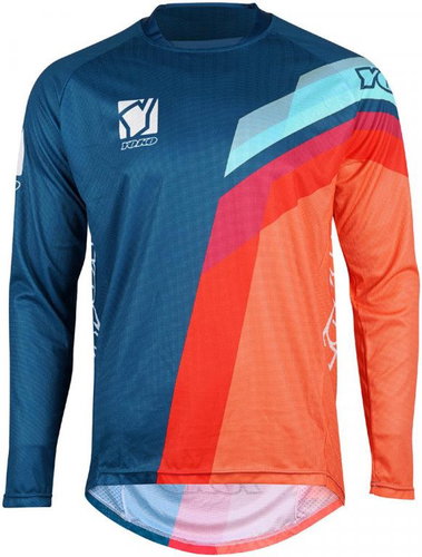 YOKO VIILEE blue / orange / blue - Motocross Jersey - Main image